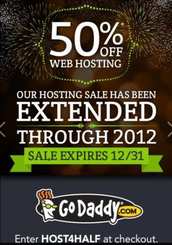 Godaddy 50 Off hosting