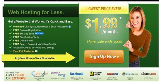 ipage July 2013 coupon code- Deal page